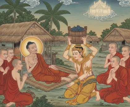 Câu chuyện Vua trời Đế Thích săn sóc Đức Phật bị bệnh